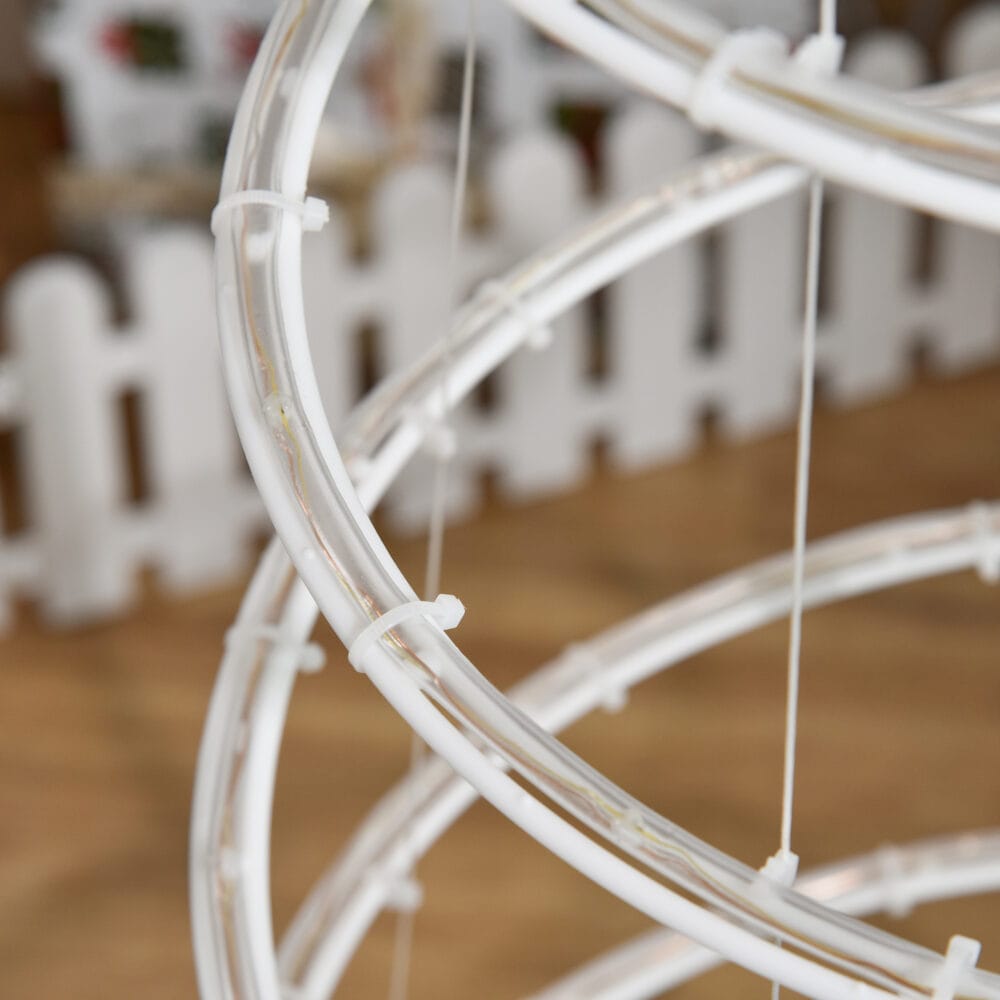 LED Spiralbaum Weihnachtsbaum mit 135 Mini-Lichtern