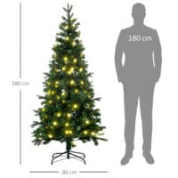 LED Weihnachtsbaum 180cm 509 Astspitzen 4x Lichtfarben