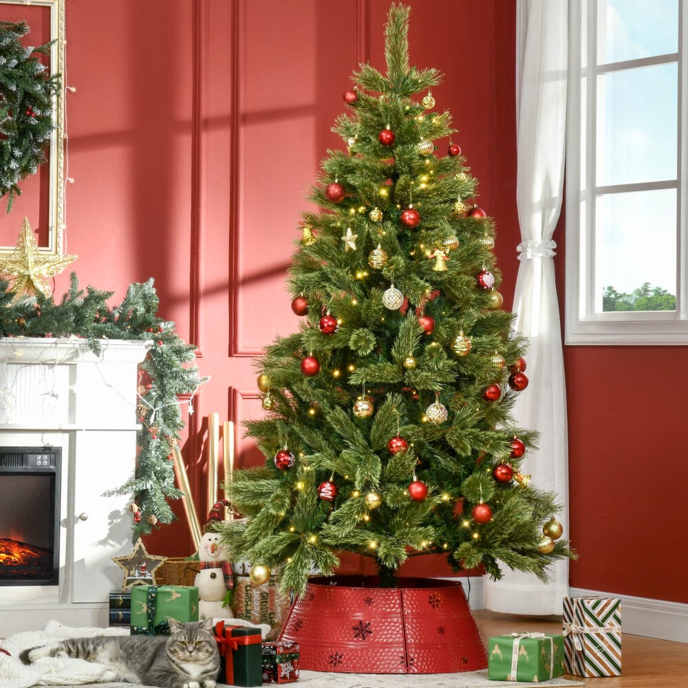 LED Weihnachtsbaum 180cm 586 Astspitzen 240 LEDs