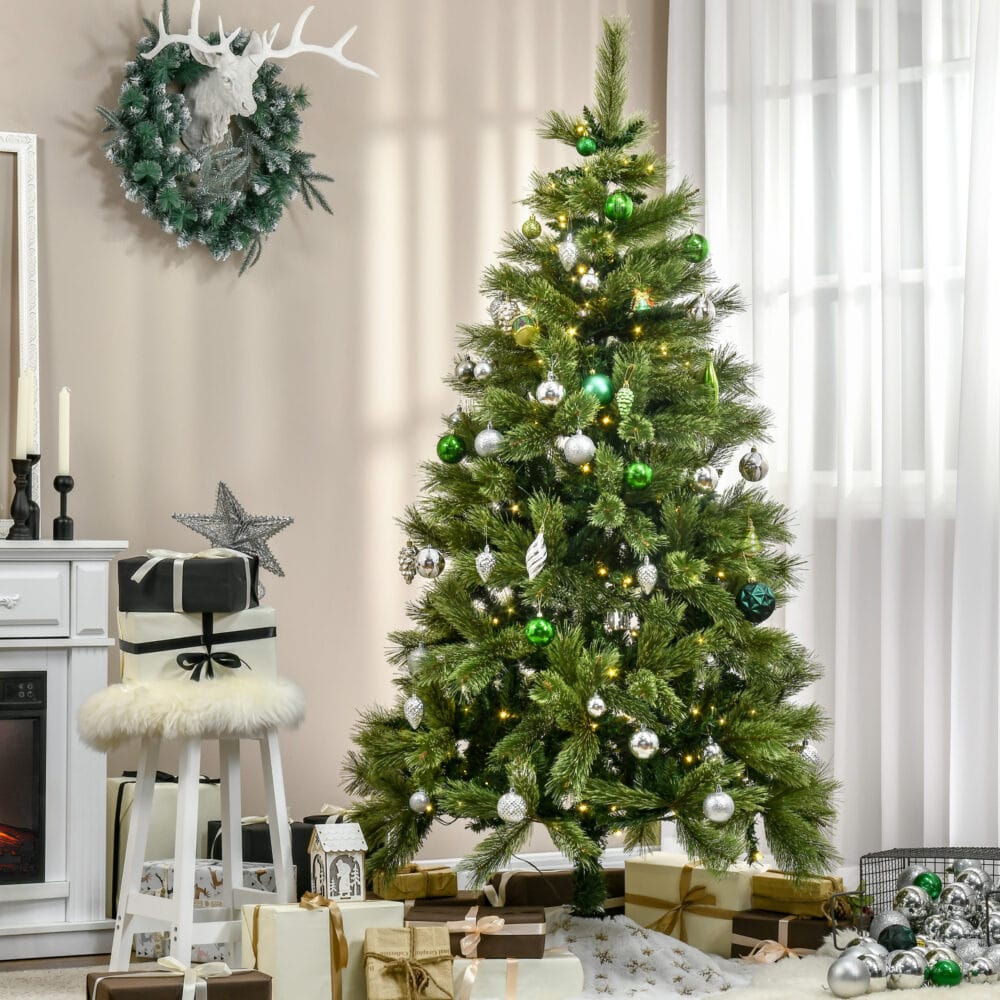 LED Weihnachtsbaum 180cm 586 Astspitzen 240 LEDs