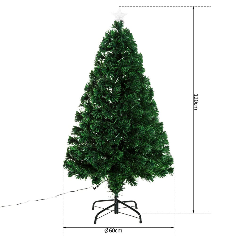 LED Weihnachtsbaum Lichtfaser 120cm