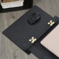 Laptoptisch Laptop Ständer Notebooktisch mit Rollen höhenverstellbar klappbar