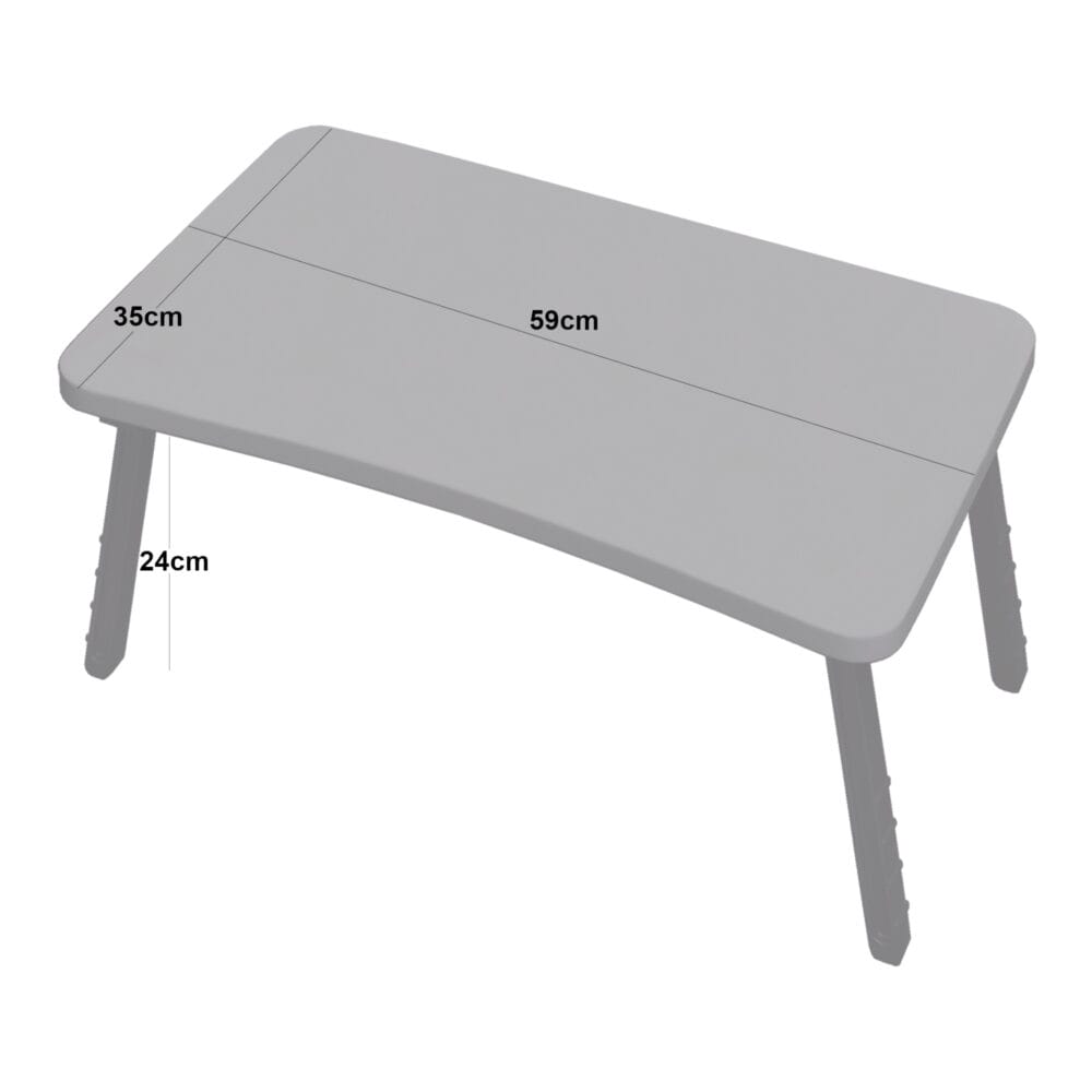 Laptoptisch Holbæk 24x59x35cm Grau