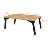 Laptoptisch Vadsø 23.5x60x35.5cm Eiche