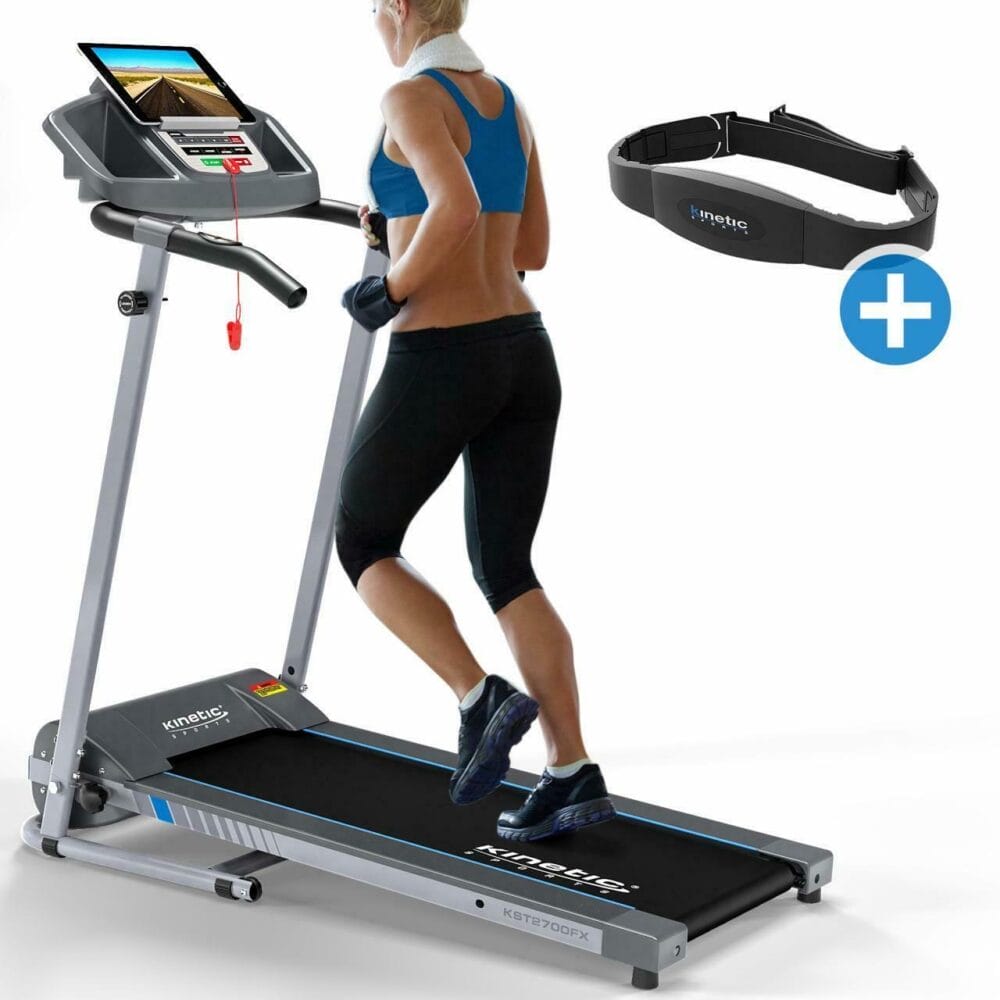 Laufband Klappbar  10 km/h LCD Display + Pulsgurt 120kg