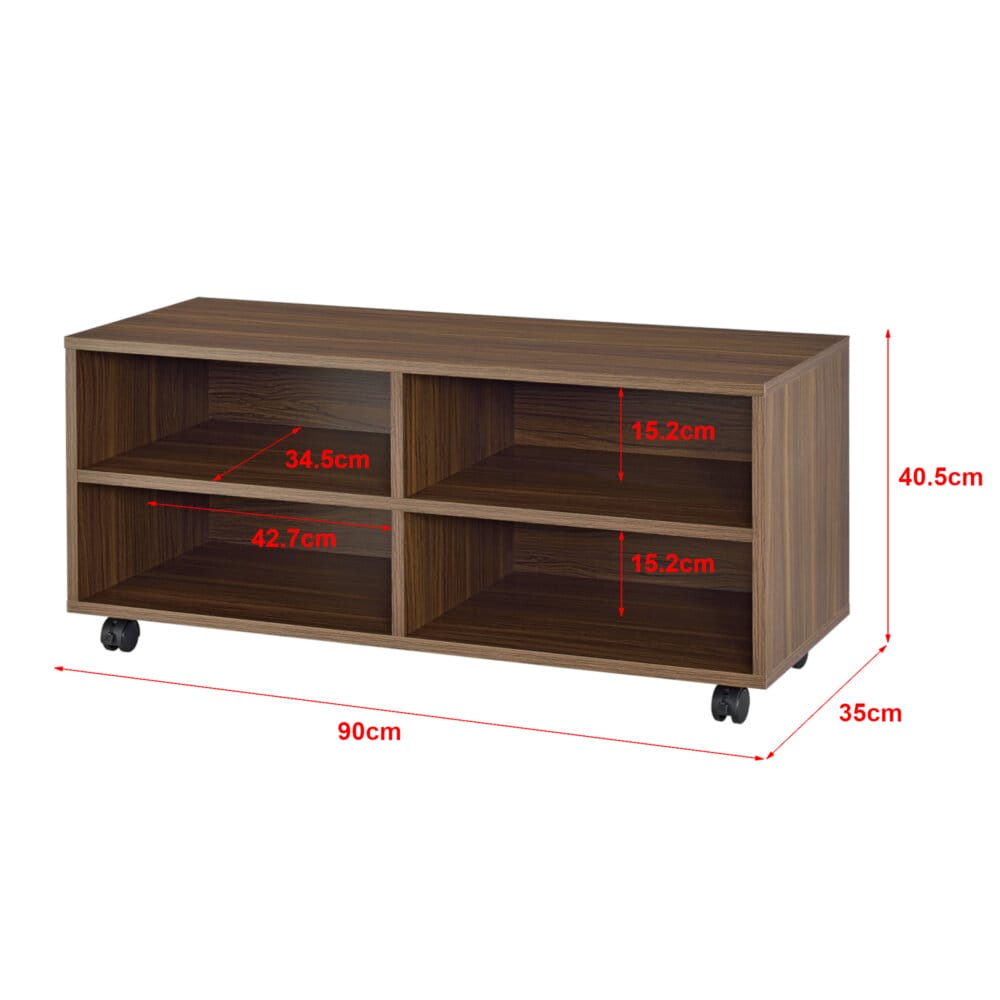 Lowboard mit Rollen Gränne 90x35x41cm