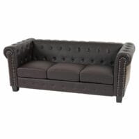 Luxus 3er Sofa Chesterfield Sofa Couch Farbwahl