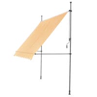 Klemmmarkise 150x120x200-300cm ohne Bohren