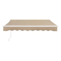 Gelenkarmmarkise Bitonto 250x200cm mit Handkurbel Beige