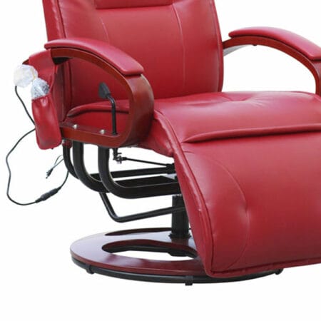 Massagesessel ARLES II ~ Leder rot