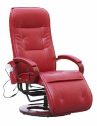 Massagesessel ARLES II ~ Leder rot