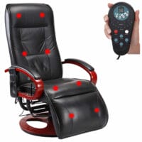 Massagesessel ARLES II ~ Leder schwarz