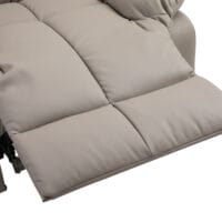 Massagesessel BigBUDDY Fernsehsessel mit Liegefunktion Grau