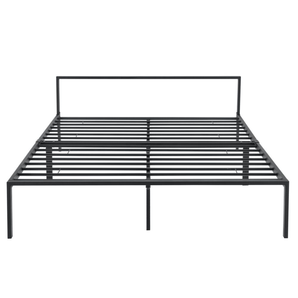 Metallbett Imatra 160x200cm mit Kaltschaummatratze Schwarz