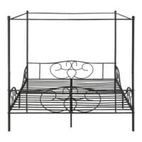 Himmelbett Finström 180x200cm Metall Bettrahmen mit Lattenrost
