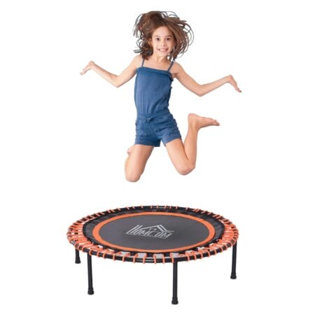 Mini Fitness Trampolin für Kinder + Erwachsene 100kg Ø 100cm