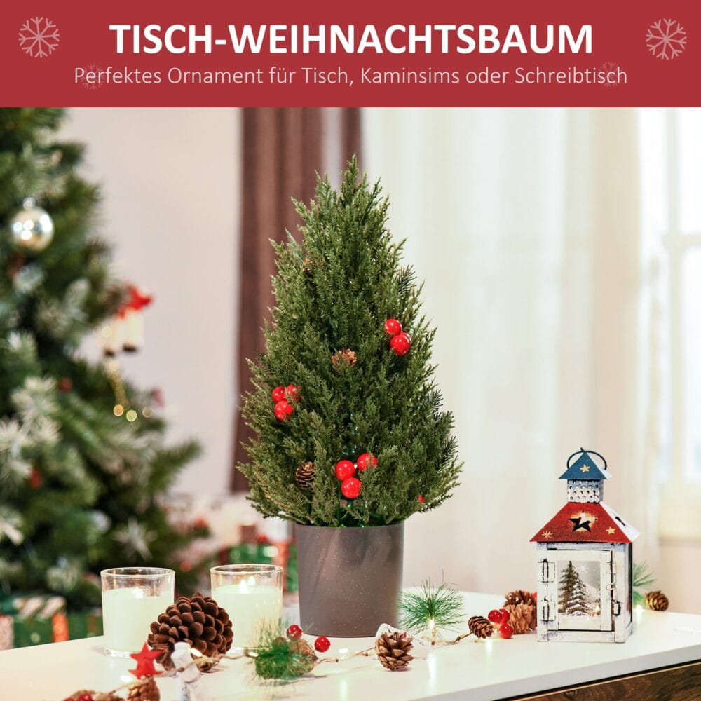 Mini Weihnachtsbaum Zypressen 47cm