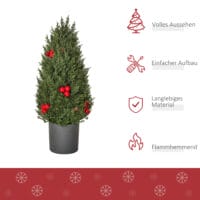 Mini Weihnachtsbaum Zypressen 47cm