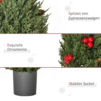 Mini Weihnachtsbaum Zypressen 47cm