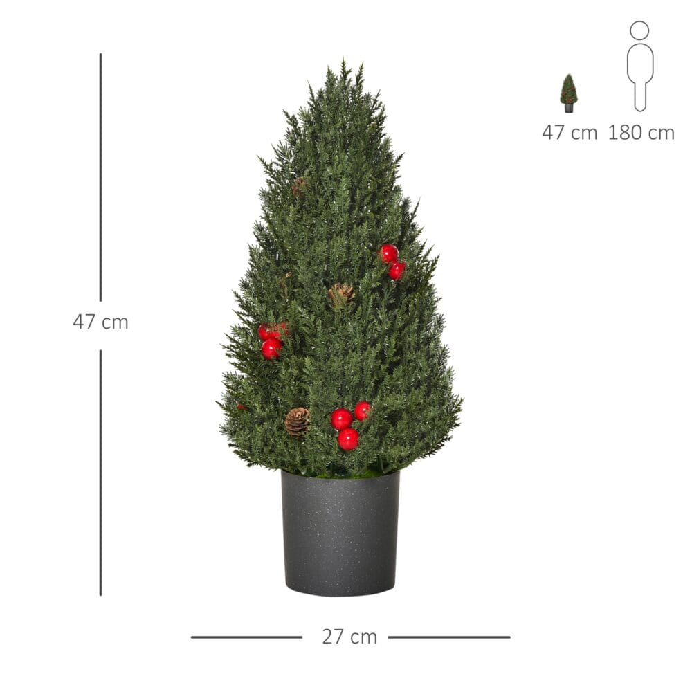 Mini Weihnachtsbaum Zypressen 47cm