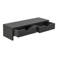 Monitorständer Mänttä mit 2 Schubladen 50x18x13cm Dunkelgrau