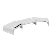 Monitorständer Vilppula 79x27x10.5cm Weiss