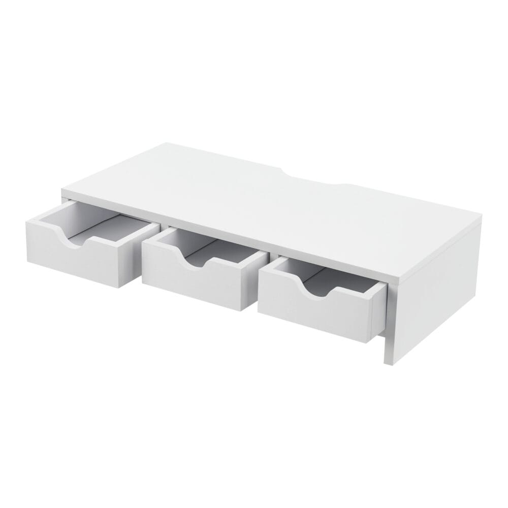 Monitorständer Ruovesi 12x51x25cm Weiss