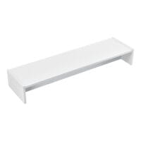 Monitorständer Flensberg 100x27x15 cm Monitorregal Weiss