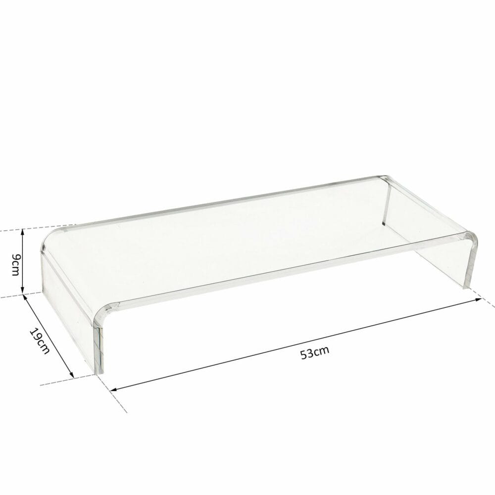 Monitorständer Monitorerhöhung Bildschirmständer aus Acrylglas