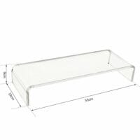 Monitorständer Monitorerhöhung Bildschirmständer aus Acrylglas
