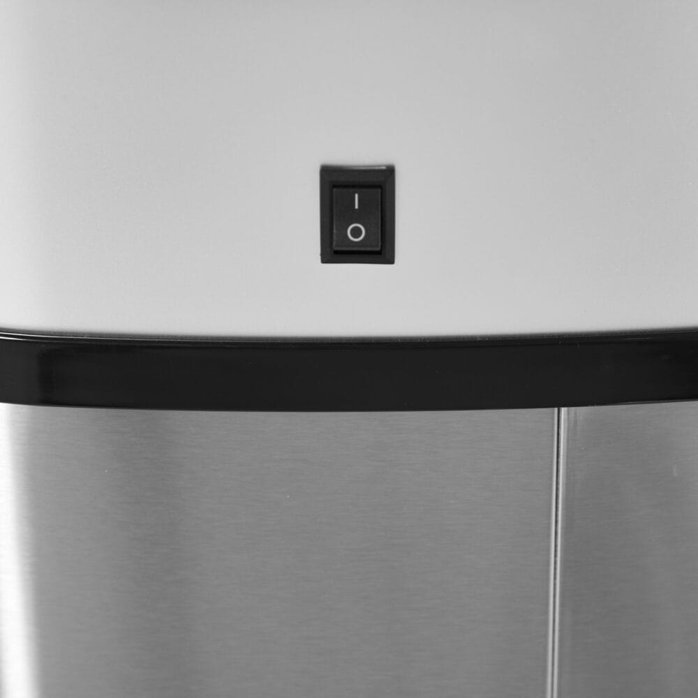 Mülleimer Automatik mit Infrarotsensor 48L Silber