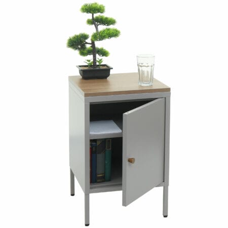 Nachttisch Industrial Stahl JAM-L84 63x40x40cm grau