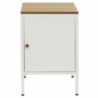 Nachttisch Industrial Stahl JAM-L84 63x40x40cm weiss