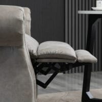 Ohrensessel Relaxsessel verstellbare Rückenlehne mit Fussstütze