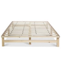 Palettenbett Holzbett 140x200cm Massivholz Natur