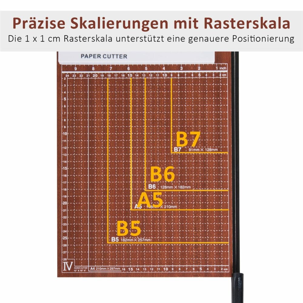 Papierschneidemaschine bis DIN A4 Hebelschneider Papierschneider