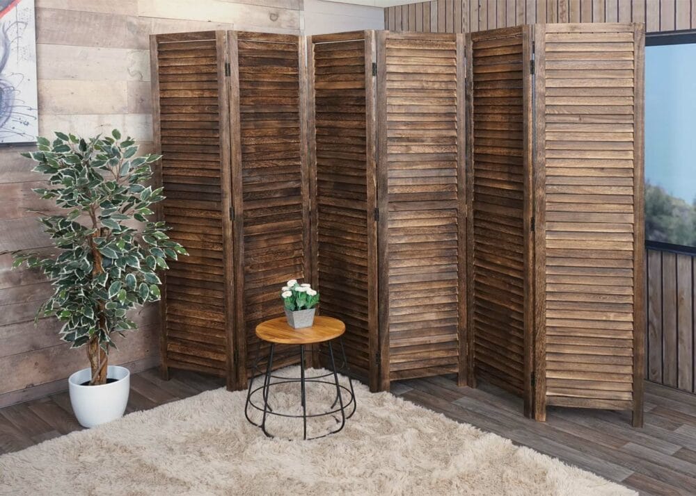 Paravent JAM-C30 Raumteiler Shabby Vintage 170x243cm