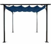 Pergola Avila - Garten Pavillon 3x3m blau