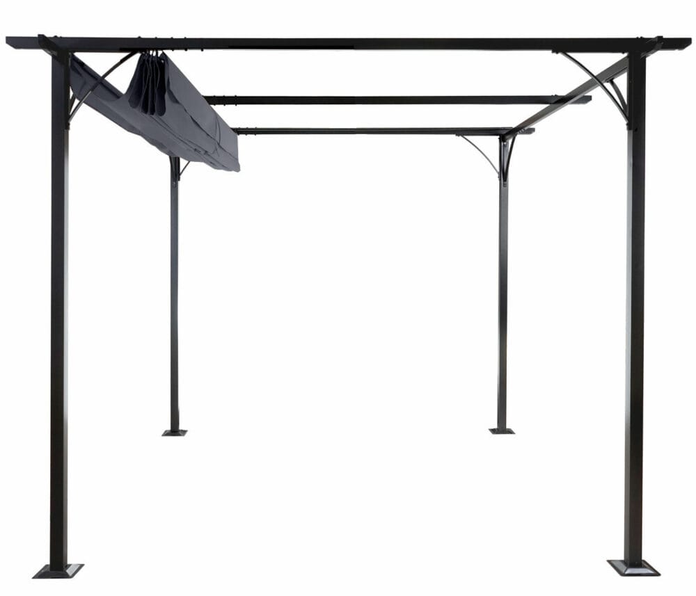 Pergola Avila - Garten Pavillon 3x3m grau