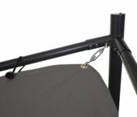 Pergola Phos Garten Pavillon Sonnensegel 4x4m anthrazit