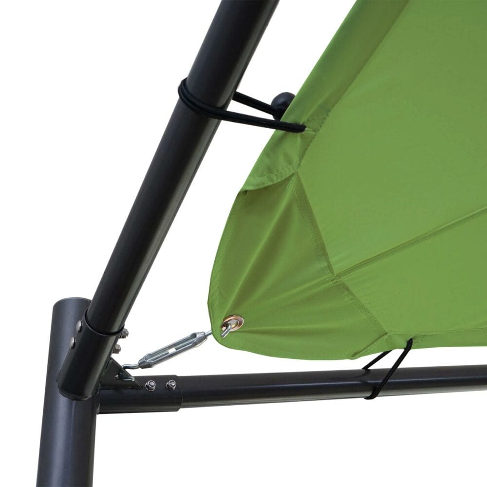 Pergola Phos Garten Pavillon Sonnensegel 4x4m grün