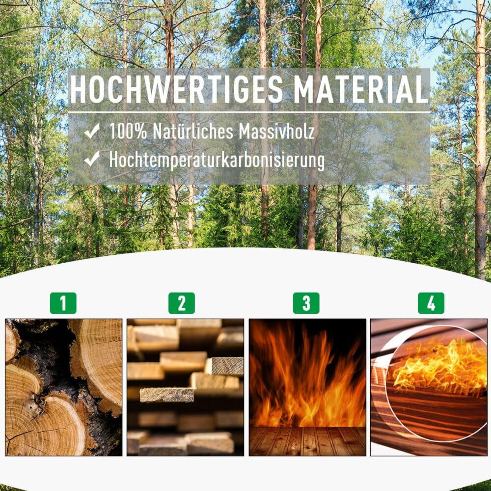Pflanzentreppe Blumentreppe Pflanzregal  3 Etagen - Holz