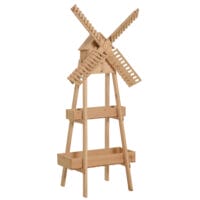 Pflanzentreppe Blumentreppe Pflanzregal  Windmühle - Holz