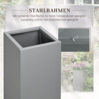 Pflanzkübel Blumentopf 34x34x76cm