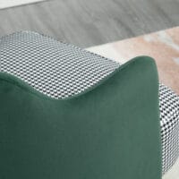 Polstersessel Lounge-Sessel RetrodesignSamtoptik Grün