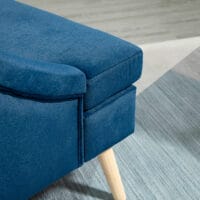 Polstersessel Loungesessel Skandi-Design Blau