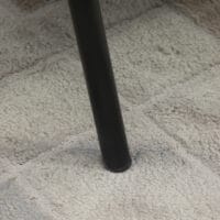 Polstersessel Retrodesign Samtoptik Metall Grau + Schwarz
