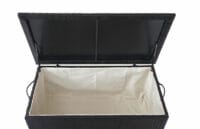 Poly-Rattan Kissenbox Premium schwarz 51x115x59cm ~ 250l