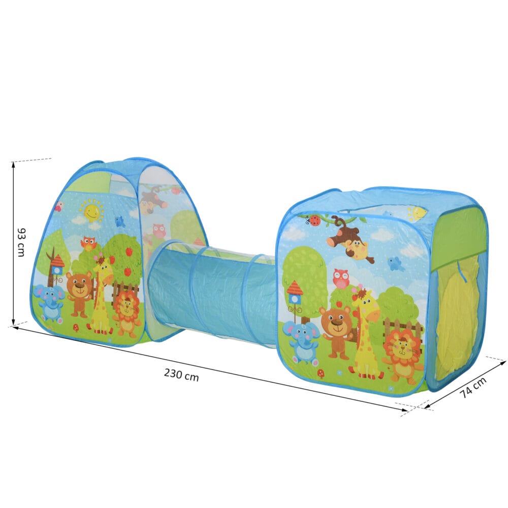 Pop up Kinderspielzelt Tunnel 230cm