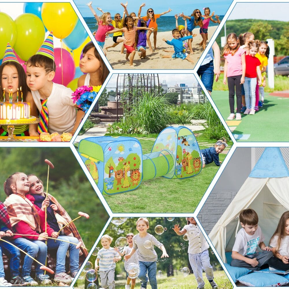 Pop up Kinderspielzelt Tunnel 230cm